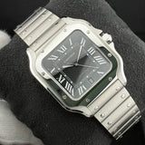 Cartier Santos Large Ref. WSSA0096 | Full-Set 11/2025 | Cartier Garantie 11/2033 | 47x39.5mm | Black Dial | Top