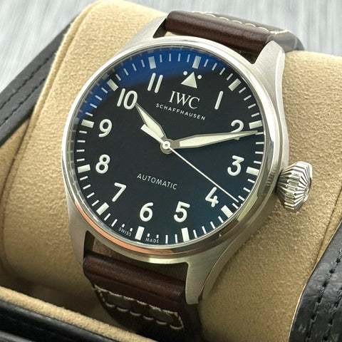 IWC Big Pilot Ref. IW329301 | Full-Set 2022 | 43mm | Black Dial | IWC Garantie 02/2030 | Automatic | Top