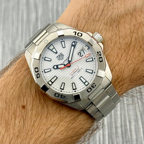 Tag Heuer Aquaracer Calibre 5 Ref. WBD2111.BA0928 | Full-Set 12/2020 | White Dial | 41mm | Automatic | VIP
