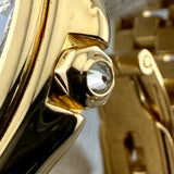 Cartier Cougar Ref. 887905 | Factory Blue Enamel (Emaille) Dia Dial | 18k Yellow Gold | 114.45 gr. | 33mm | Top