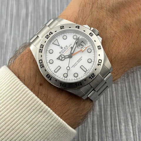 Rolex Explorer II Ref. 216570 | Full-Set 06/2019 | LC EU | 42mm | White Dial | Top | VIP