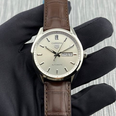 Tag Heuer Carrera Calibre 5 Day-Date Ref. WBN2011.FC6484 | Full-Set 03/2025 | NEU | Automatic | 41m | Silver Dial | VIP