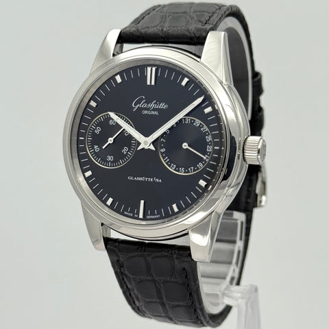 Glashütte Senator Zeigerdatum Ref. 1-39-58-01-02-04 | Full-Set 05/2025 | Unworn | 40mm | Black Dial | Hand Date | Automatic | Top | VIP
