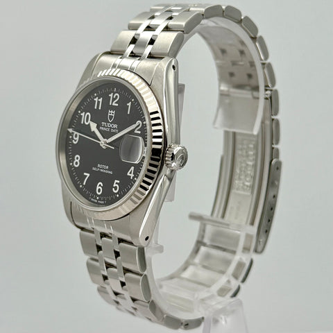 Tudor Prince Date Ref. 74034 | Full-Set 2001 | Serviced 08/2025 | LC100 | 34mm | Black Dial | Rare