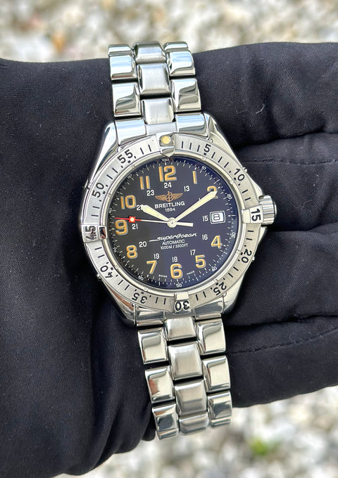 Breitling Superocean Ref. A17040 | NOS | Unworn | Automatic | Erstkaufrechnung 1997 | 41mm | A17040 | Top