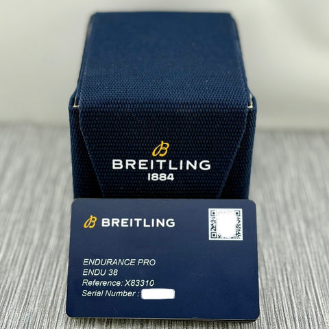 Breitling Endurance Pro 38 Ref. X83310281B1S1 | Full-Set 08/2025 | NEW | NEU | Tiffany Blau | 38mm | Top