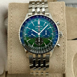 Breitling Navitimer B01 Chronograph 46 Ref. AB0137241L1A1 | Full-Set 09/2026 | NEU | Ungetragen | Green Dial