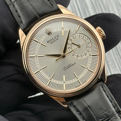 Rolex Cellini Date Ref. 50515 | Full-Set 2018 | 18K Rosegold | Automatic | 39mm | Silver Dial | Top Condition | VIP
