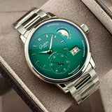 Glashütte Original PanoMaticLunar Ref. 1-90-02-13-32-70 | Full-Set 10/2024 | Ungetragen | Unworn | 40mm | Green Dial | Top