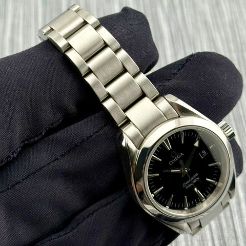 Omega Seamaster Aqua Terra Ref. 2577.50 | Quartz | 29mm | Black Dial | Lady | Top | VIP