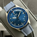 Blancpain Fifty Fathoms Bathyscaphe Ref. 5000-0240-O52A | Full-Set 09/2025 | Like New Condition | Ceramic | Blue | Top