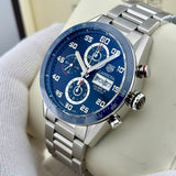 Tag Heuer Calibre 16 Day-Date Chronograph Ref. CV2A1V.BA0738 | Full-Set 05/2020 | Serviced 11/2025 | Blue Dial | 43mm