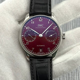 IWC Portugieser 7 Days Ref. IW500714 | Full-Set 06/2022 | Red Bordeaux Dial | Automatic | 42.3mm | Rare