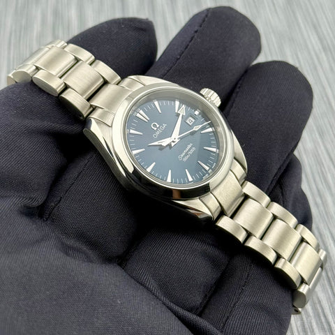 Omega Seamaster 150m Ref. 2577.80 | Full-Set 2005 | Quartz | 29mm | Blue Dial | Rare | Ladies | VIP