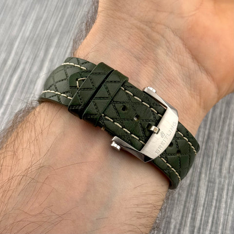 Breitling Premier B01 Chronograph 42 Bentley Ref. AB0118A11L1X1 | Full-Set 2022 | Grünes Zifferblatt | British Racing Green | 42mm | Top | VIP