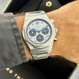 Girard-Perregaux Laureato Chronograph 42 Ref. 81020-11-131-11A | Full-Set 1/2023 | GP Garantie 1/2028 | Panda | Top Condition