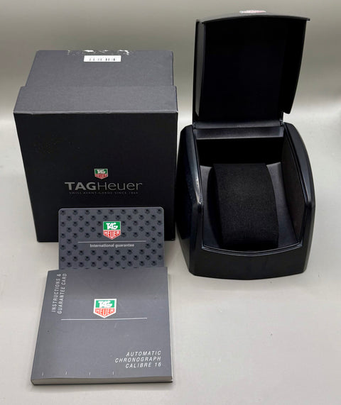Tag Heuer Carrera Calibre 16 Chronograph Ref. CV2010.BA0786 | Full-Set 2006 | Serviced 07/2025 | Chronograph | 41mm | Black Dial | Rare | VIP