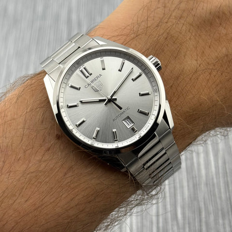 Tag Heuer Carrera Calibre 5 Ref. WBN2111.BA0639 | Full-Set 08/2024 | Tag Heuer Garantie 08/2026 | 39mm | Like New | Top | VIP