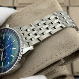 Breitling Navitimer B01 Chronograph 46 Ref. AB0137241L1A1 | Full-Set 09/2026 | NEU | Ungetragen | Green Dial