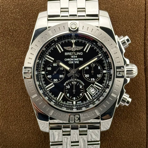 Breitling Chronomat 44 Special Edition Ref. AB011511/BF70 | Full-Set 2020 | Special Edition | 44m | Chronograph | Black Dial | Top | VIP