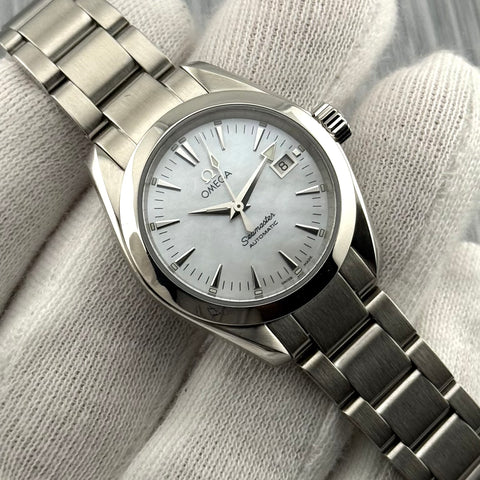 Omega Seamaster Aqua Terra Ref. 2573.70 | Full-Set 2005 | Serviced 09/2025 | MOP Dial | Permutt | 29mm | Top | VIP