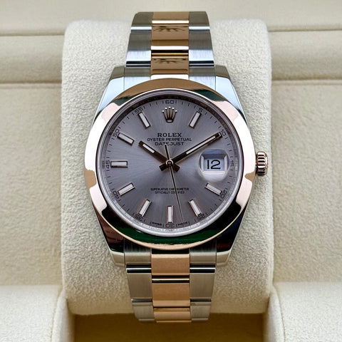 Rolex Datejust 41 Ref. 126301 | Full-Set 2017 | Serviced 08/2025 | Sundust Dial | Oyster | LC100
