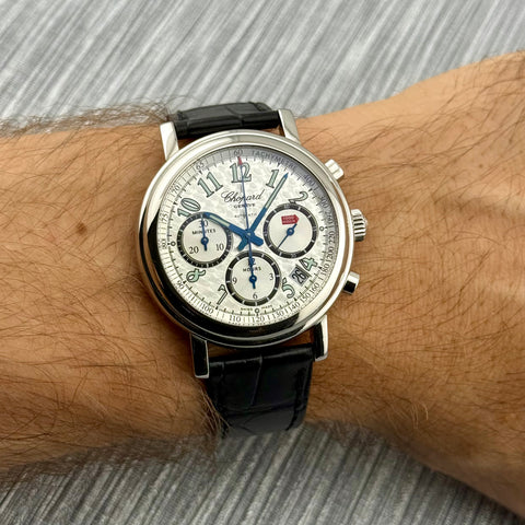 Chopard Mille Miglia Chronograph Ref. 8331 | Serviced 05/2025 | Silver Dial | Automatic | 39mm | Rare | VIP