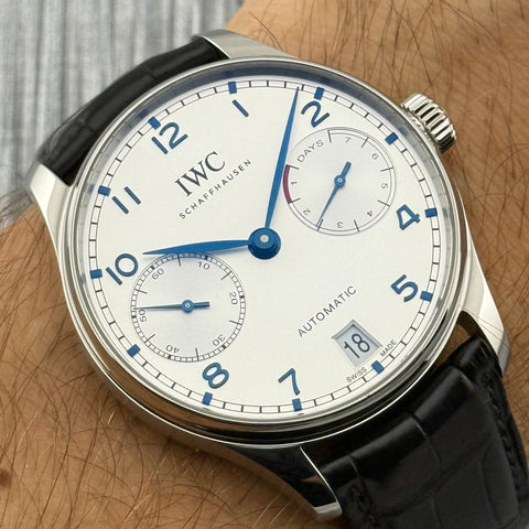 IWC Portugieser 7Days Ref. IW500705 | Full-Set 08/2020 | IWC Garantie 05/2030 | 42.3mm | Top | VIP