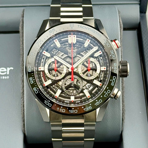 Tag Heuer Carrera Chronograph Ref. CBG2A10.BA0654 | Full-Set 10/2022 | Automatic | Heuer 02 Manufakturwerk | 45mm | Top