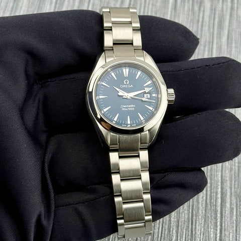 Omega Seamaster 150m Ref. 2577.80 | Full-Set 2005 | Quartz | 29mm | Blue Dial | Rare | Ladies | VIP