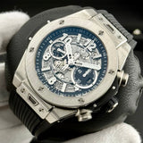 Hublot Big Bang Unico Chronograph Ref. 421.NX.1170.RX | Full-Set 11/2024 | Hublot 11/2026 | Titan | 44mm | Top Condition