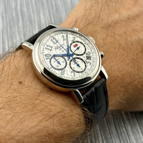 Chopard Mille Miglia Chronograph Ref. 8331 | Serviced 05/2025 | Silver Dial | Automatic | 39mm | Rare | VIP