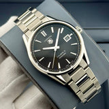 Tag Heuer Carrera Calibre 5 Ref. WAR211A.BA0782 | Full-Set 2019 | Serviced 06/2026 | 39mm | Black Dial | Top