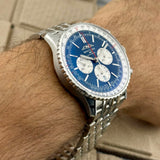 Breitling Navitimer B01 Chronograph 46 Ref. AB0137211C1A1 | Full-Set 10/2026 | NEU | Unworn | Garantie 10/2031 | Blue Dial