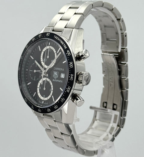 Tag Heuer Carrera Calibre 16 Chronograph Ref. CV2010.BA0786 | Full-Set 2006 | Serviced 07/2025 | Chronograph | 41mm | Black Dial | Rare | VIP
