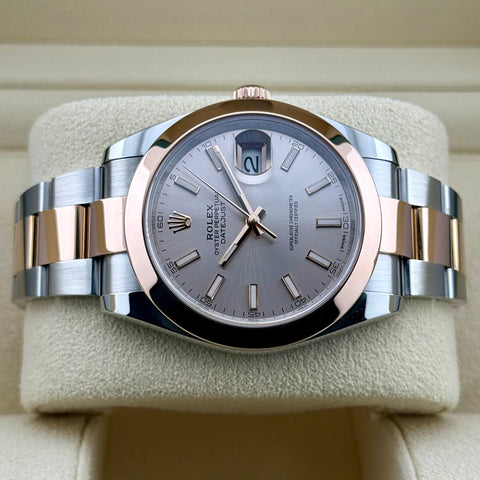 Rolex Datejust 41 Ref. 126301 | Full-Set 2017 | Serviced 08/2025 | Sundust Dial | Oyster | LC100