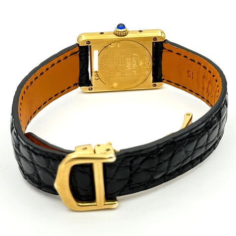 Cartier Tank Vermeil Ref. 1613 | Quartz | 20x28mm | Rare Dial | Selten | Ladies | Top | VIP