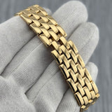 Cartier Cougar Ref. 887905 | Factory Blue Enamel (Emaille) Dia Dial | 18k Yellow Gold | 114.45 gr. | 33mm | Top