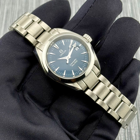 Omega Seamaster 150m Ref. 2577.80 | Full-Set 2005 | Quartz | 29mm | Blue Dial | Rare | Ladies | VIP