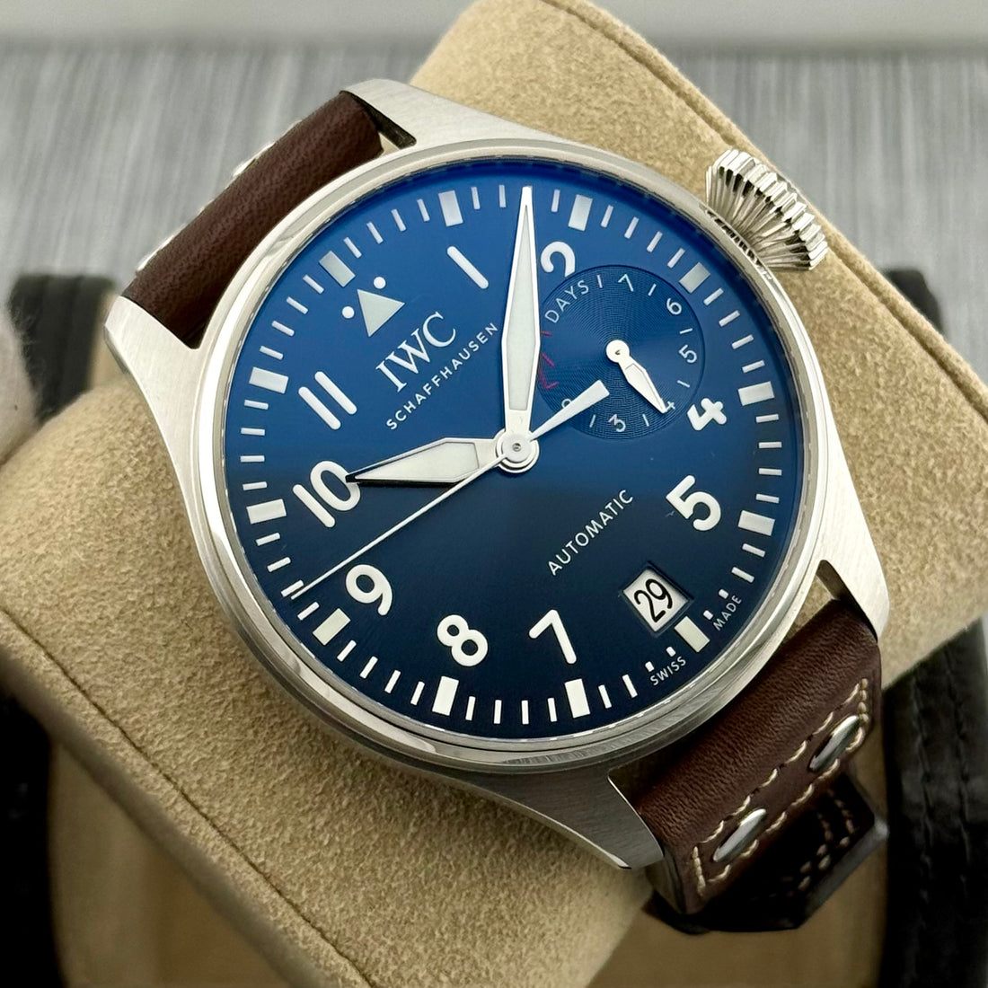 IWC BIG PILOT'S WATCH EDITION "LE PETIT PRINCE" Ref. IW501002 | Full-Set 03/2025 | Unworn | IWC Garantie 03/2033 | 46mm | Blue Dial | Top