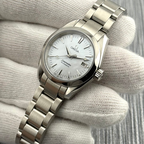 Omega Seamaster Aqua Terra Ref. 2573.70 | Full-Set 2005 | Serviced 09/2025 | MOP Dial | Permutt | 29mm | Top | VIP
