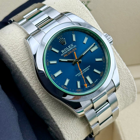 Rolex Milgauss Ref. 116400GV | Full-Set 2022 | Blue Dial | 40mm | Selten | Discontinued | Top | VIP