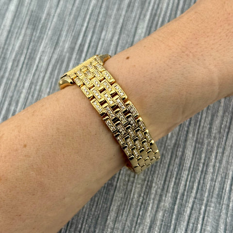 Cartier Panthère Ref. 866919 | Serviced 04/2025 | Factory Diamonds | 22mm | 18K Yellow Gold | Rare | Quarz | VIP
