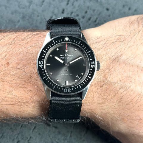 Blancpain Fifty Fathoms Bathyscaphe Ref. 5100B-1110-B52A | Full-Set 2021 | Automatic | 38mm | Grey Dial