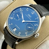 IWC Portugieser Automatic 7days Ref. IW500710 | Full-Set 12/2025 | IWC Garantie 12/2033 | Unworn | Blue Dial