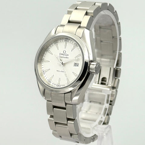 Omega Seamaster Aqua Terra Ref. 2311030600200 | Full-Set 2015 | Quartz | Ladies | Damen | 30mm | Silver Dial | Top | VIP