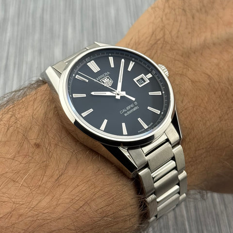 Tag Heuer Carrera Calibre 5 Ref. WAR211A.BA0792 | Full-Set 2019 | Serviced 05/2025 | Automatic | 39mm | Black Dial | Top | VIP