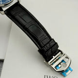 IWC Portugieser Automatic Ref. IW358305 | Full-Set 06/2021 | IWC Garantie 06/2029 | 40,4 mm | Blue Dial | Top