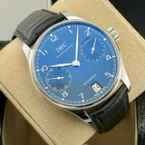 IWC Portugieser Automatic 7days Ref. IW500710 | Full-Set 12/2025 | IWC Garantie 12/2033 | Unworn | Blue Dial