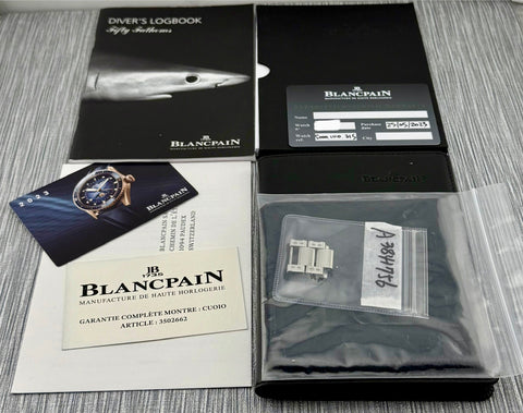 Blancpain Fifty Fathoms Bathyscaphe Ref. 5000-1110-71s | Full-Set 2023 | Automatic | 43mm | Grey Dial | Top | VIP